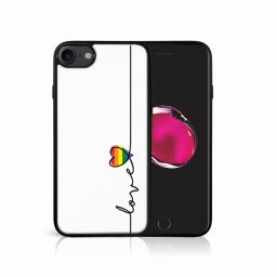 PROTEMIO MY ART Védőburkolat Apple iPhone SE 2022 / 2020 / 7 / 8 LOVE (054)