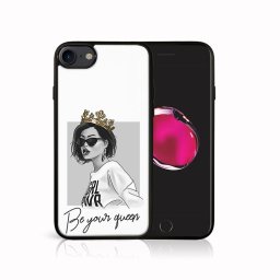 PROTEMIO MY ART Védőburkolat Apple iPhone SE 2022 / 2020 / 7 / 8 QUEEN (139)