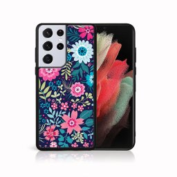 PROTEMIO MY ART szilikon borítás Samsung Galaxy S21 Ultra 5G FLORA (038)