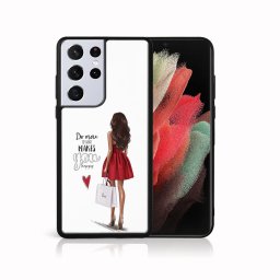 PROTEMIO MY ART szilikon borítás Samsung Galaxy S21 Ultra 5G RED DRESS (137)