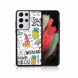 PROTEMIO MY ART szilikon borítás Samsung Galaxy S21 Ultra 5G UNICORN (063)