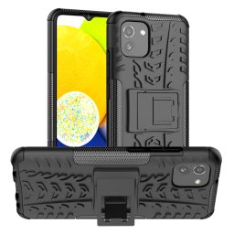 STAND Extra strapabíró tok Samsung Galaxy A03 fekete