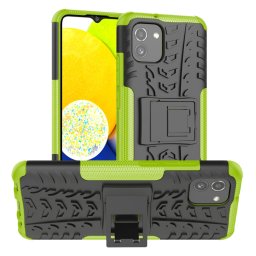 STAND Extra strapabíró tok Samsung Galaxy A03 zöld
