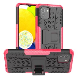 STAND Extra strapabíró tok Samsung Galaxy A03 rózsaszín