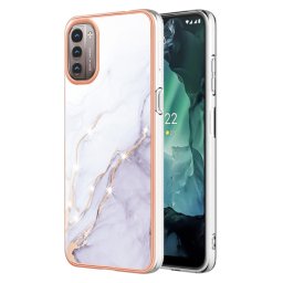 IMD MARBLE Védőburkolat Nokia G11 / G21 WHITE