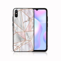 PROTEMIO MY ART szilikon borítás Xiaomi Redmi 9A / 9AT PINK MARBLE (143)
