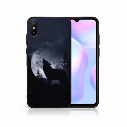 PROTEMIO MY ART szilikon tok Xiaomi Redmi 9A / 9AT WOLF (044)