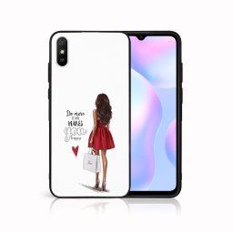 PROTEMIO MY ART szilikon borítás Xiaomi Redmi 9A / 9AT RED DRESS (137)