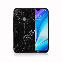 PROTEMIO MY ART szilikon tok Xiaomi Redmi 9C BLACK MARBLE (142)