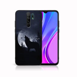 PROTEMIO MY ART szilikon tok Xiaomi Redmi 9 WOLF (044)