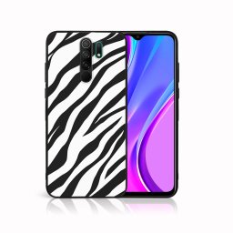PROTEMIO MY ART szilikon tok Xiaomi Redmi 9 ZEBRA (049)