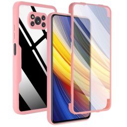 DUAL Kétoldalas borító fóliával Xiaomi Poco X3 NFC / X3 Pro rózsaszín