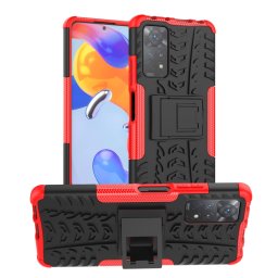 STAND Extra strapabíró burkolat Xiaomi Redmi Note 11 Pro 5G piros