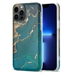 ART MARBLE Védőburkolat Apple iPhone 13 Pro GREEN