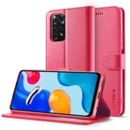 IMEEKE Wallet tok Xiaomi Redmi Note 11 Pro rózsaszín