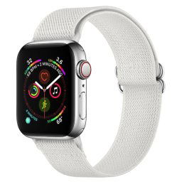 NYLON szíj Apple Watch 7 (41 mm) / 6 / SE / 5 / 4 (40 mm) / 3 / 2 / 1 (38 mm) fehér