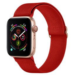 NYLON szíj Apple Watch 7 (41 mm) / 6 / SE / 5 / 4 (40 mm) / 3 / 2 / 1 (38 mm) piros