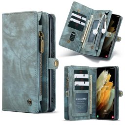 WALLET Védőtok pénztárcával 2 az 1-ben Samsung Galaxy S21 Plus 5G kék