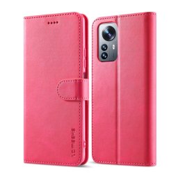 IMEEKE Wallet tok Xiaomi 12 / Xiaomi 12X rózsaszín telefonhoz