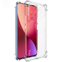 IMAK Védő szilikon borítás + fólia Xiaomi 12 Pro átlátszó