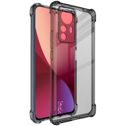 IMAK Védő szilikon borítás + fólia Xiaomi 12 Pro fekete