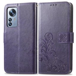 ART Wallet tok Xiaomi 12 Pro FLOWERS lila