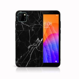 PROTEMIO MY ART Szilikon borítás Huawei Y5p BLACK MARBLE (142)