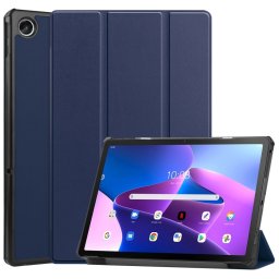 BŐR Flip borítás Lenovo Tab M10 Plus 3. generációs sötétkékhez