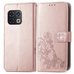 ART Wallet tok OnePlus 10 Pro 5G FLOWERS világos rózsaszín