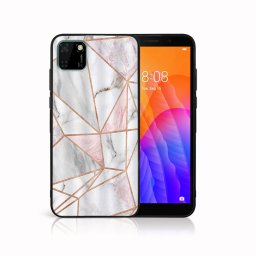PROTEMIO MY ART Szilikon borítás Huawei Y5p PINK MARBLE (143)