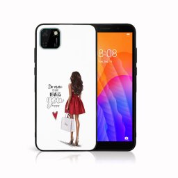 PROTEMIO MY ART Szilikon borítás Huawei Y5p RED DRESS (137)