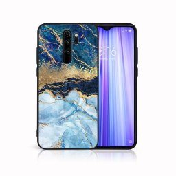 PROTEMIO MY ART szilikon borítás Xiaomi Redmi Note 8 Pro BLUE MARBLE (141)
