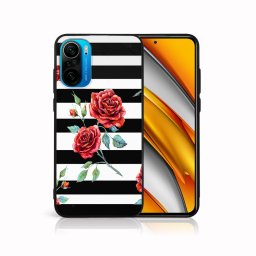 PROTEMIO MY ART szilikon borítás Xiaomi Poco F3 FEKETE-FEHÉR (034)
