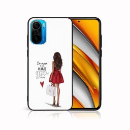 PROTEMIO MY ART szilikon borítás Xiaomi Poco F3 RED DRESS (137)