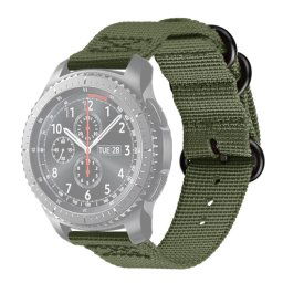 NYLON Univerzális óraszíj - szélessége 22mm zöld