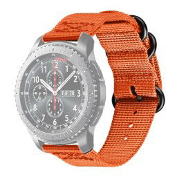 NYLON Univerzális óraszíj - szélessége 22 mm, narancssárga