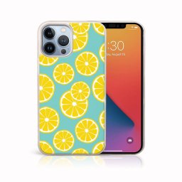 PROTEMIO MY ART szilikon tok Apple iPhone 12 Pro Max LEMON (121)