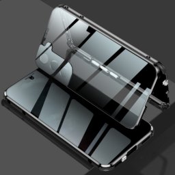 Mágneses burkolat 360 Samsung Galaxy S21 FE 5G fekete