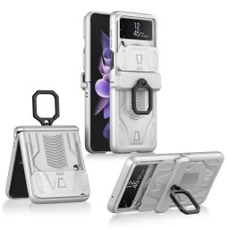 GKK CAMSHIELD Védőburkolat Samsung Galaxy Z Flip 3 5G ezüst
