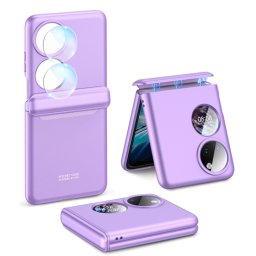 GKK MAGNETIC Műanyag tok Huawei P50 Pocket lila