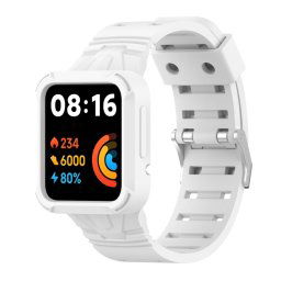 GLACIER Védőtok szíjjal Xiaomi Redmi Watch 2 Lite fehér
