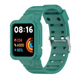 GLACIER Védőtok szíjjal Xiaomi Redmi Watch 2 Lite zöld
