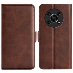 SIDE Wallet tok Honor Magic4 Lite 5G sötétbarna