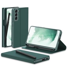 GKK PEN Flip toll tollal Samsung Galaxy S22 Plus 5G zöld