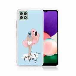 PROTEMIO MY ART szilikon borítás Samsung Galaxy A22 5G POOL (126)
