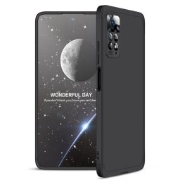 360°-os védőburkolat Xiaomi Redmi Note 11 Pro / 11 Pro 5G fekete