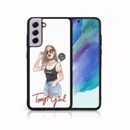 PROTEMIO MY ART szilikon borítás Samsung Galaxy S21 FE 5G TOUGH GIRL (131)