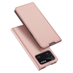 DUX Wallet tok Xiaomi Poco M4 Pro rózsaszín