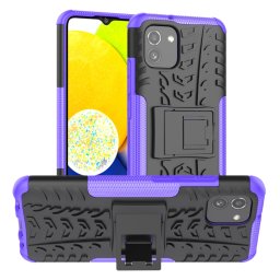 STAND Extra strapabíró tok Samsung Galaxy A03 lila