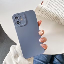 TELJES Apple iPhone 12 Pro Max kék szilikon borítás
